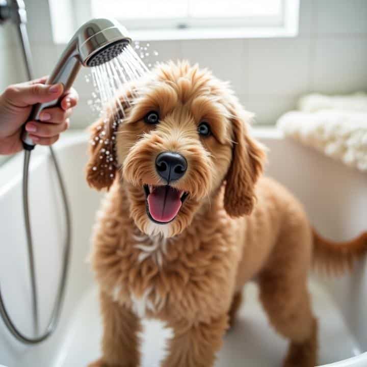 How to wash a Goldendoodle