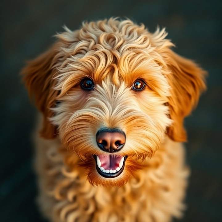 mini goldendoodle front