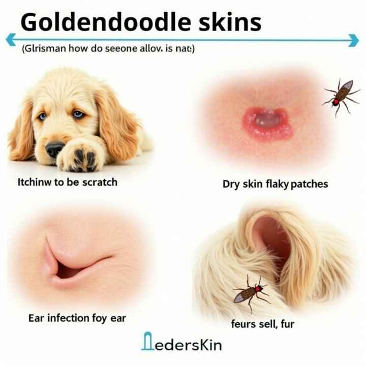 Goldendoodle Skin Issues example in infographic example